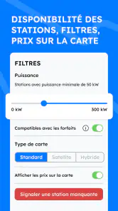Chargeprice : bornes et prix screenshot