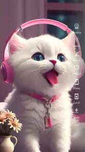 Chat mignon Fond d'écran HD screenshot