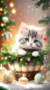 Chat mignon Fond d'écran HD screenshot