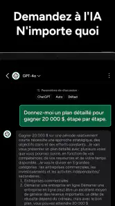Chatbot IA Français - Genie AI screenshot