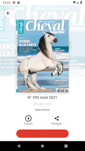 Cheval Magazine screenshot