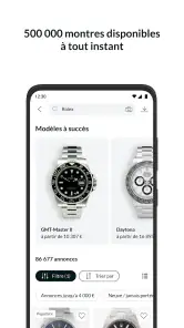 Chrono24 | Montres de luxe screenshot