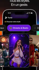 Clips musicaux par IA : Yuna screenshot
