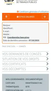 CNETP Salarié screenshot