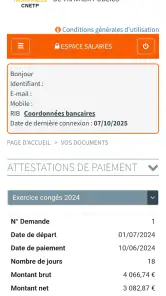 CNETP Salarié screenshot