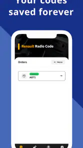 Code Autoradio Renault screenshot