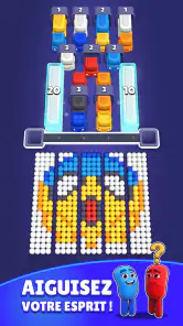 Color Bus Fill: Traffic Puzzle screenshot