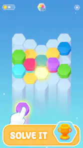 Color Slide Puzzle: Trier Hexa screenshot