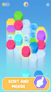 Color Slide Puzzle: Trier Hexa screenshot