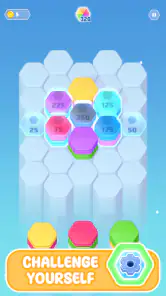 Color Slide Puzzle: Trier Hexa screenshot