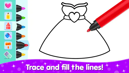 Coloriage pour les filles screenshot