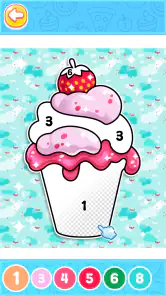 Coloring Meal for Kids Game screenshot