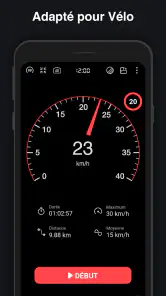 Compteur de vitesse screenshot