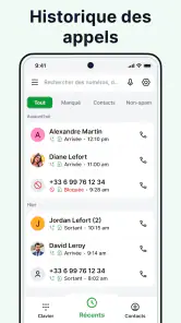 Contacts - Appel Téléphonique screenshot