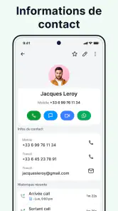 Contacts - Appel Téléphonique screenshot