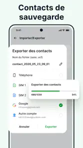 Contacts - Appel Téléphonique screenshot