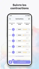 Contractions de grossesse screenshot