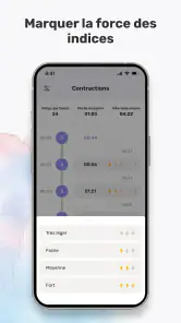 Contractions de grossesse screenshot