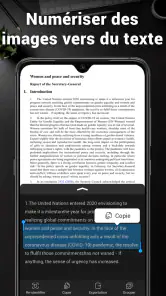 Conversion d'image en texte screenshot