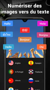 Conversion d'image en texte screenshot
