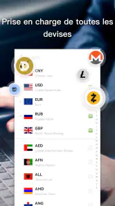 Convertisseur de devises screenshot