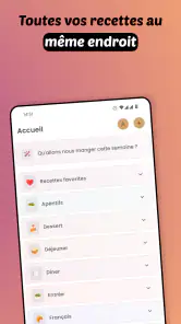 CookBooker: Recettes & Menus screenshot