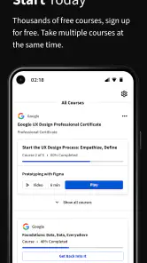 Coursera : carrière améliorée screenshot