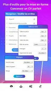 Créer CV, Lettre de motivation screenshot