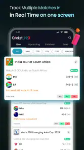 Cricket LineX: Fast Live score screenshot