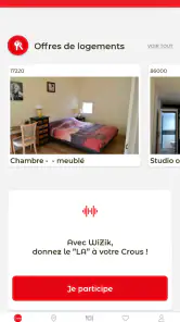 Crous Mobile screenshot