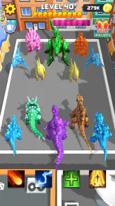 Crystal Dinosaur Element Fight screenshot