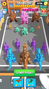 Crystal Dinosaur Element Fight screenshot