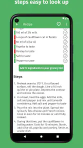 Cuisine: Inventaire & recettes screenshot