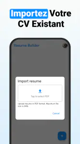 CV Gratuit Français - Faire CV screenshot