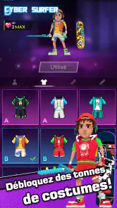 Cyber Surfer Aventure musicale screenshot