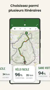 Cyclers: GPS vélo & Carte screenshot