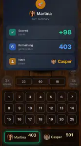 Darts Counter Fléchettes Score screenshot