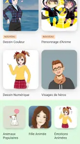 dessiner anime dessins animés screenshot