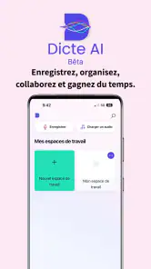 Dicte: Assistant IA réunions screenshot