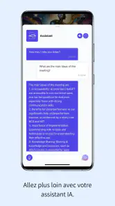 Dicte: Assistant IA réunions screenshot