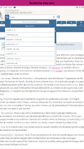 Dictionnaire de l’Académie screenshot