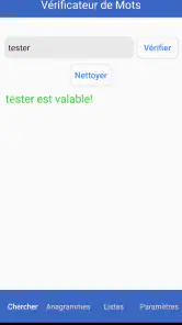 Dictionnaire de Scrabble screenshot