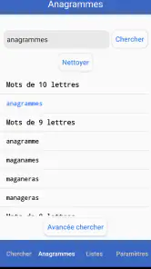 Dictionnaire de Scrabble screenshot