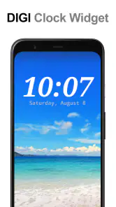 DIGI Clock Widget Plus screenshot
