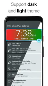 DIGI Clock Widget Plus screenshot