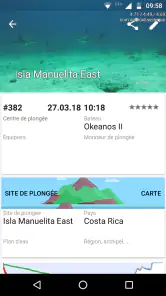 DiveMate (Carnet de Plongée) screenshot
