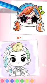 Doll Princess Coloring Games screenshot