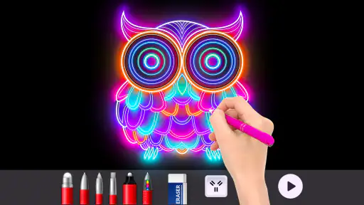 Doodle Master - Glow Art screenshot