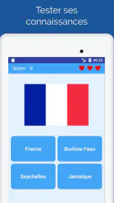 Drapeaux des pays - Quiz screenshot