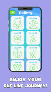 Draw 1Line Puzzle Game screenshot